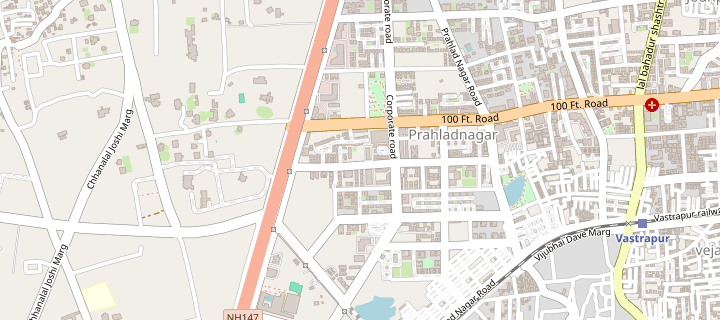 Map of Prahlad Nagar