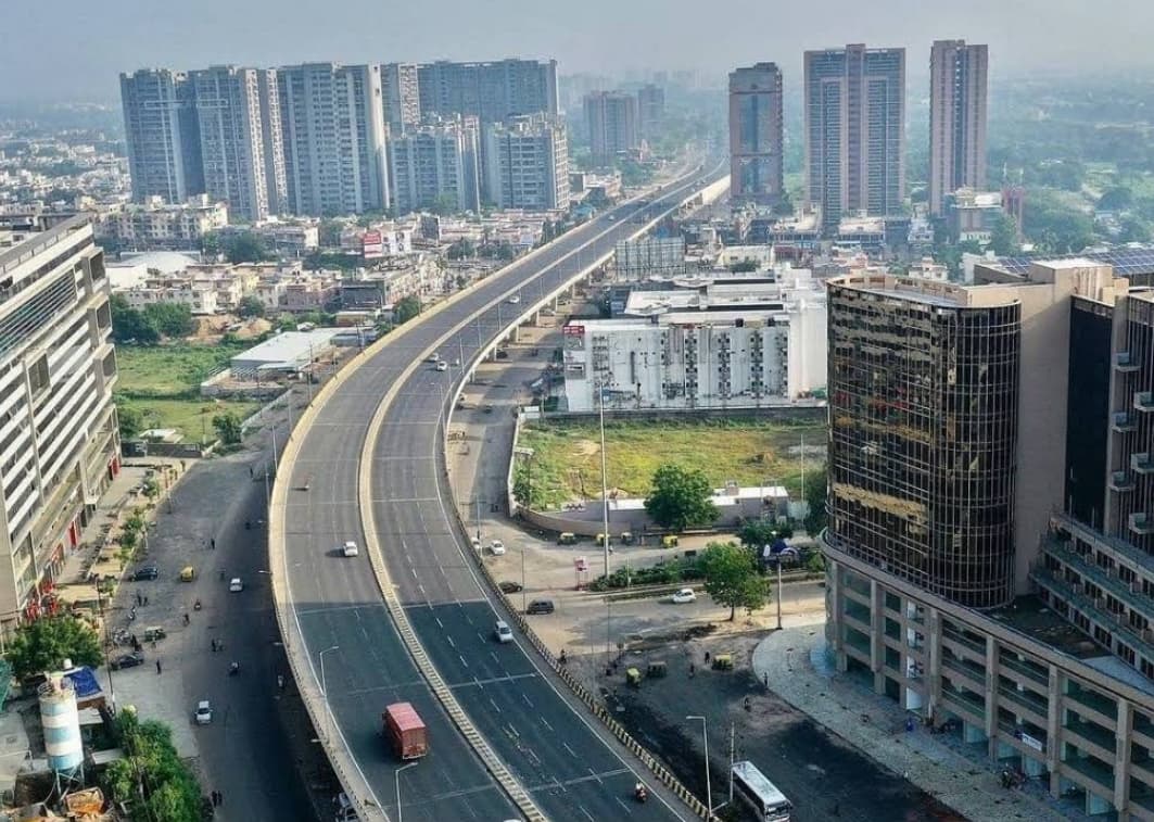 Ahmedabad city skyline